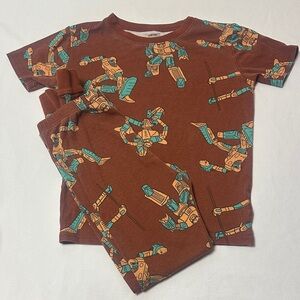 Carter's Rust Robot Pajama Set